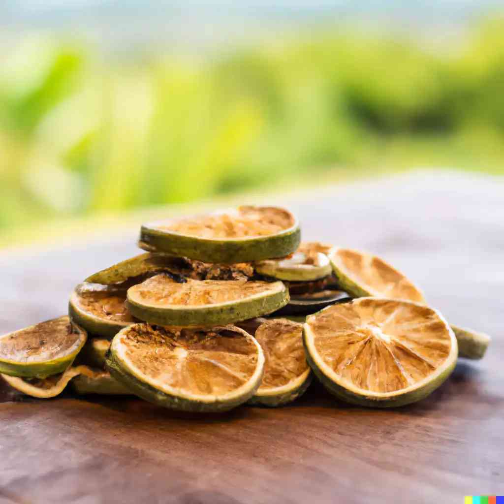 Dried Lime Fruit Snack