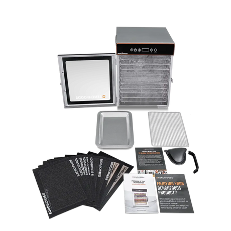 Benchfoods 1 Zone 10 Tray dehydrator - what's included