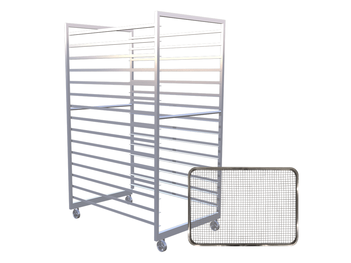 Industrial Trolley | Stainless Steel