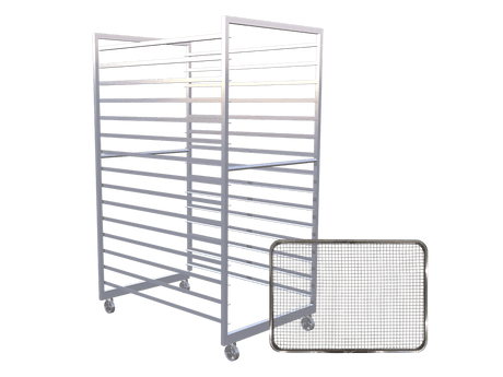 Industrial Trolley | Stainless Steel